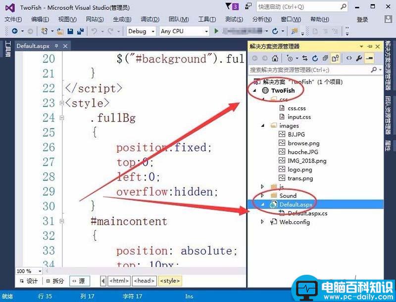 VisualStudio,按钮,网页