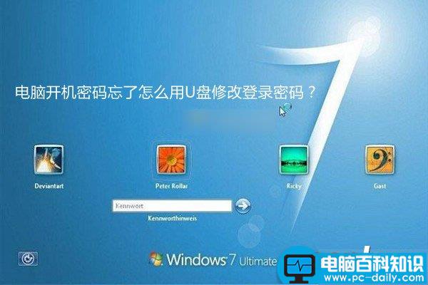 电脑开机密码忘记后利用U极速U盘启动盘修改登录密码方法图解