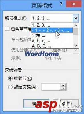 怎样设置Word2013文档的页码格式