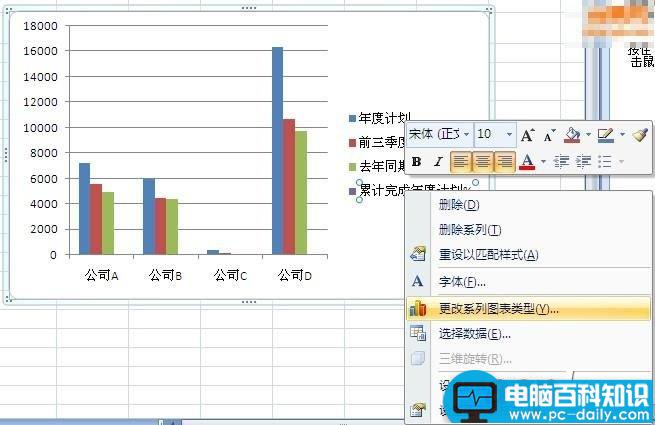 Excel怎么制作柱状折线图