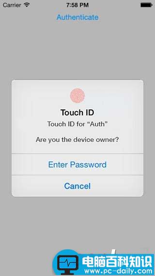 iOS8,TouchID,指纹传感器