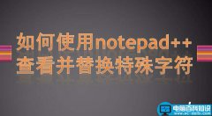 notepad++怎么批量替换特殊字符?