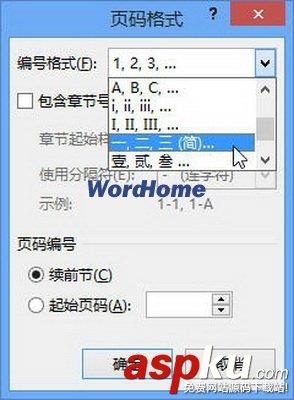 怎样在Word2013中插入纵向的中文页码