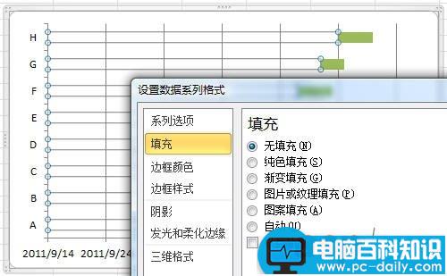 在Excel2010中绘制简单的甘特图