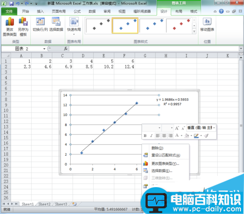 Excel表格回归直线怎么制作