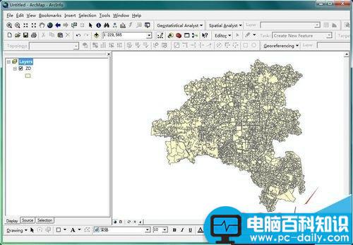 ArcMap地图的显示方式由米改成经纬度的详细教程