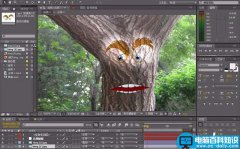 AE怎么制作会说话的大树的动画?